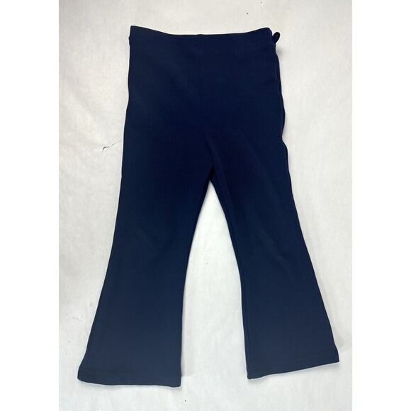 Vintage 1990s Flare Pants Navy Blue Byer California Made in USA - Girls Size 6 - Picture 2 of 9